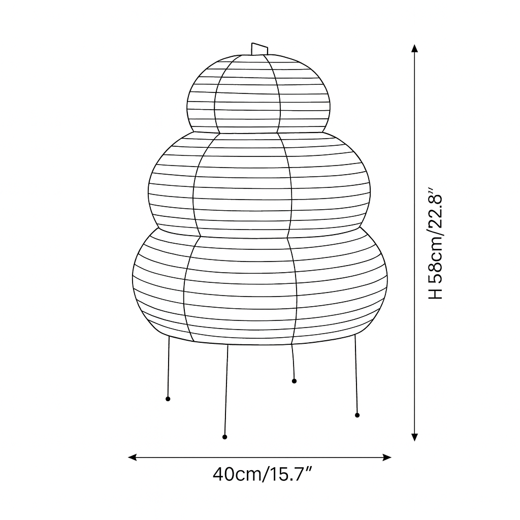 ORIGAMI | Lámpara Japonesa